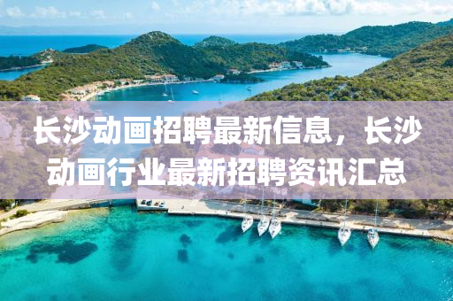 長沙動畫招聘最新信息，長沙動畫行業(yè)最新招聘資訊匯總