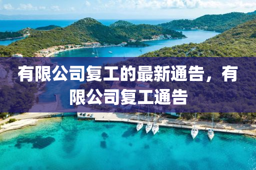 有限公司復(fù)工的最新通告，有限公司復(fù)工通告