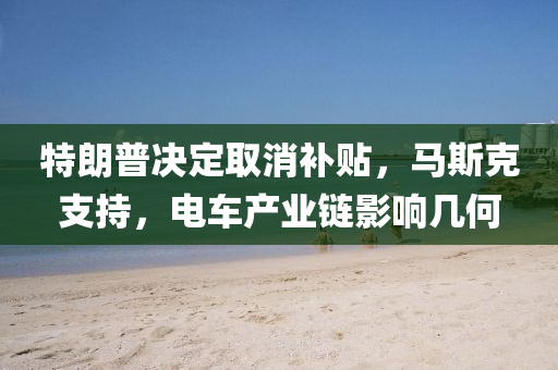 特朗普決定取消補貼，馬斯克支持，電車產(chǎn)業(yè)鏈影響幾何