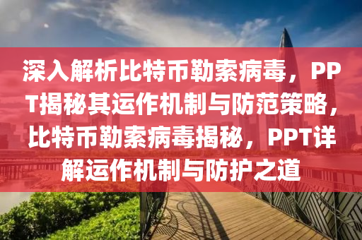 深入解析比特幣勒索病毒，PPT揭秘其運作機制與防范策略，比特幣勒索病毒揭秘，PPT詳解運作機制與防護之道