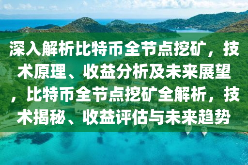 深入解析比特幣全節(jié)點(diǎn)挖礦，技術(shù)原理、收益分析及未來展望，比特幣全節(jié)點(diǎn)挖礦全解析，技術(shù)揭秘、收益評估與未來趨勢