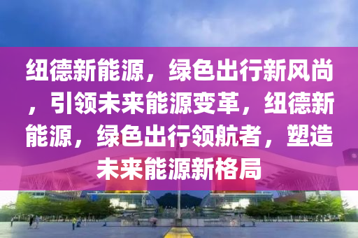紐德新能源，綠色出行新風尚，引領未來能源變革，紐德新能源，綠色出行領航者，塑造未來能源新格局