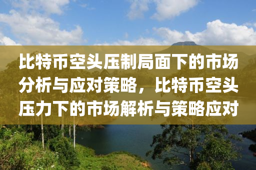 比特幣空頭壓制局面下的市場分析與應(yīng)對策略，比特幣空頭壓力下的市場解析與策略應(yīng)對