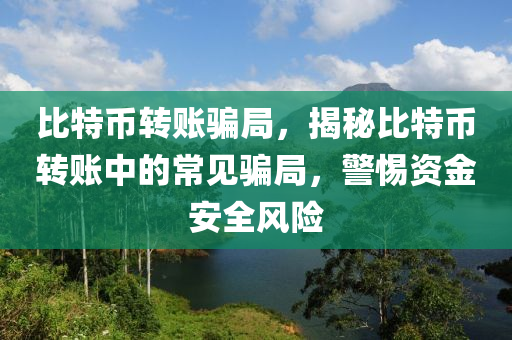 比特幣轉(zhuǎn)賬騙局，揭秘比特幣轉(zhuǎn)賬中的常見騙局，警惕資金安全風(fēng)險