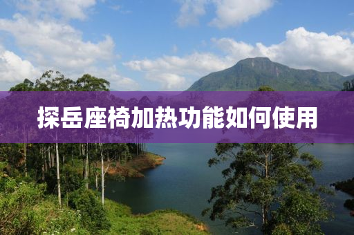 探岳座椅加熱功能如何使用