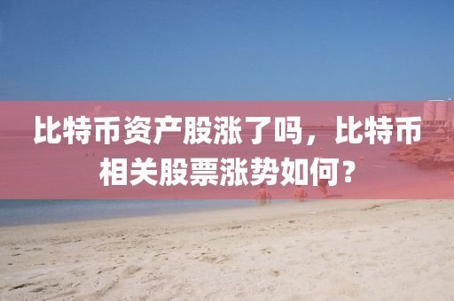 比特幣資產(chǎn)股漲了嗎，比特幣相關(guān)股票漲勢如何？