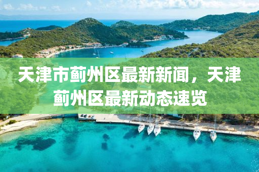 天津市薊州區(qū)最新新聞，天津薊州區(qū)最新動態(tài)速覽