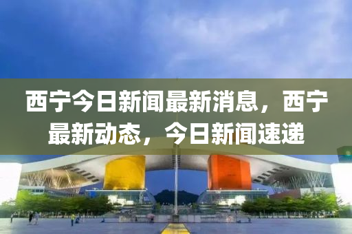西寧今日新聞最新消息，西寧最新動態(tài)，今日新聞速遞