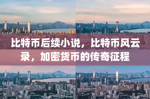 比特幣后續(xù)小說，比特幣風(fēng)云錄，加密貨幣的傳奇征程