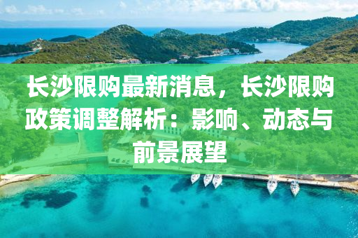長沙限購最新消息，長沙限購政策調(diào)整解析：影響、動(dòng)態(tài)與前景展望