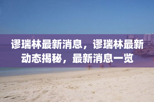 謬瑞林最新消息，謬瑞林最新動(dòng)態(tài)揭秘，最新消息一覽