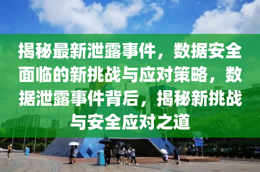 揭秘最新泄露事件，數(shù)據(jù)安全面臨的新挑戰(zhàn)與應(yīng)對(duì)策略，數(shù)據(jù)泄露事件背后，揭秘新挑戰(zhàn)與安全應(yīng)對(duì)之道