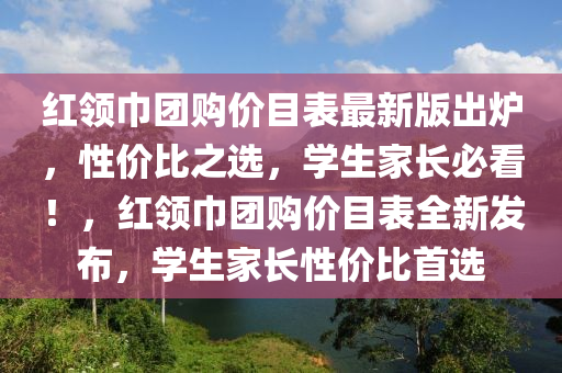 紅領巾團購價目表最新版出爐，性價比之選，學生家長必看！，紅領巾團購價目表全新發(fā)布，學生家長性價比首選
