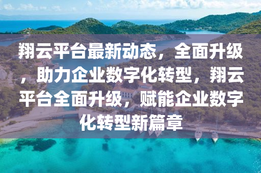 翔云平臺最新動態(tài)，全面升級，助力企業(yè)數(shù)字化轉(zhuǎn)型，翔云平臺全面升級，賦能企業(yè)數(shù)字化轉(zhuǎn)型新篇章