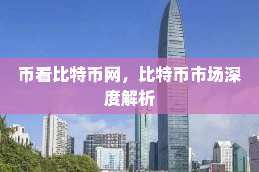 幣看比特幣網(wǎng)，比特幣市場深度解析