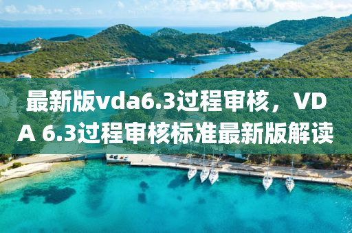最新版vda6.3過(guò)程審核，VDA 6.3過(guò)程審核標(biāo)準(zhǔn)最新版解讀