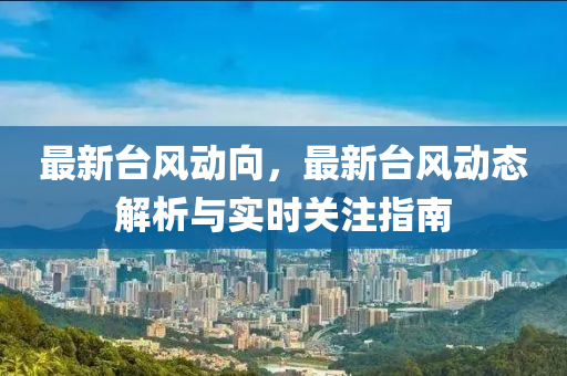 最新臺風(fēng)動向，最新臺風(fēng)動態(tài)解析與實時關(guān)注指南