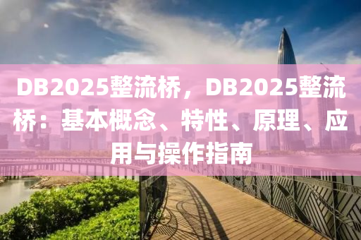 DB2025整流橋，DB2025整流橋：基本概念、特性、原理、應(yīng)用與操作指南