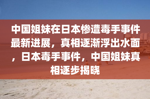 中國姐妹在日本慘遭毒手事件最新進展，真相逐漸浮出水面，日本毒手事件，中國姐妹真相逐步揭曉