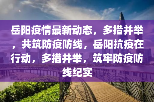 岳陽疫情最新動態(tài)，多措并舉，共筑防疫防線，岳陽抗疫在行動，多措并舉，筑牢防疫防線紀實