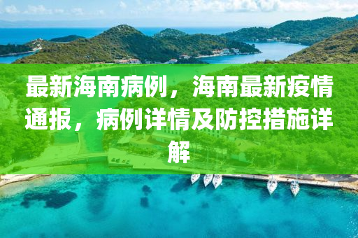最新海南病例，海南最新疫情通報(bào)，病例詳情及防控措施詳解