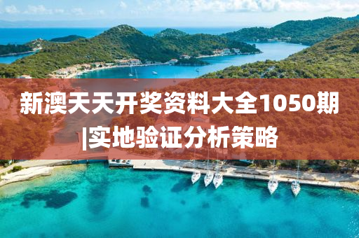 新澳天天開獎資料大全1050期|實地驗證分析策略