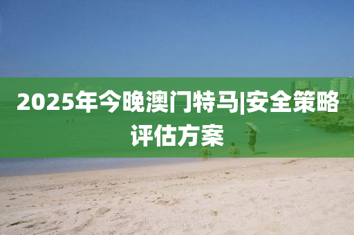2025年今晚澳門特馬|安全策略評估方案