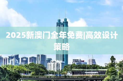 2025新澳門全年免費|高效設計策略