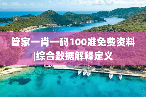 管家一肖一碼100準(zhǔn)免費(fèi)資料|綜合數(shù)據(jù)解釋定義