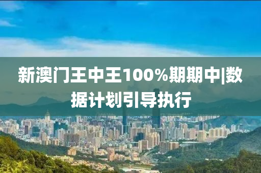 新澳門王中王100%期期中|數(shù)據(jù)計(jì)劃引導(dǎo)執(zhí)行