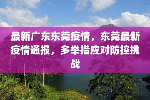 最新廣東東莞疫情，東莞最新疫情通報，多舉措應(yīng)對防控挑戰(zhàn)
