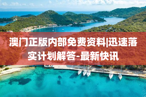 澳門正版內(nèi)部免費(fèi)資料|迅速落實(shí)計(jì)劃解答-最新快訊