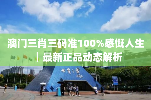 澳門三肖三碼準(zhǔn)100%感慨人生｜最新正品動態(tài)解析