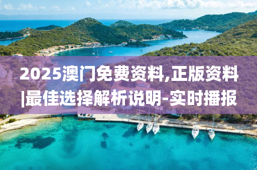 2025澳門免費資料,正版資料|最佳選擇解析說明-實時播報