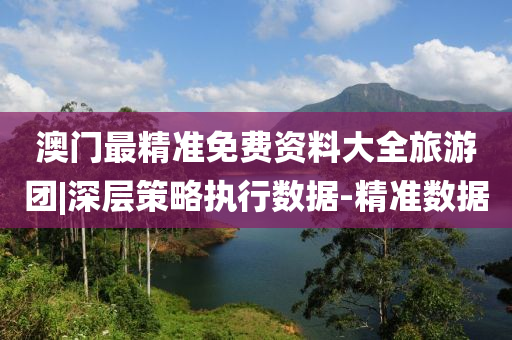 澳門最精準(zhǔn)免費資料大全旅游團(tuán)|深層策略執(zhí)行數(shù)據(jù)-精準(zhǔn)數(shù)據(jù)