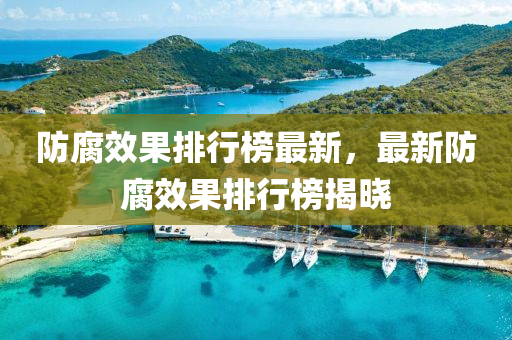防腐效果排行榜最新，最新防腐效果排行榜揭曉