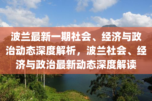 波蘭最新一期社會、經(jīng)濟(jì)與政治動態(tài)深度解析，波蘭社會、經(jīng)濟(jì)與政治最新動態(tài)深度解讀