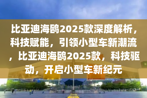 比亞迪海鷗2025款深度解析，科技賦能，引領(lǐng)小型車新潮流，比亞迪海鷗2025款，科技驅(qū)動，開啟小型車新紀(jì)元