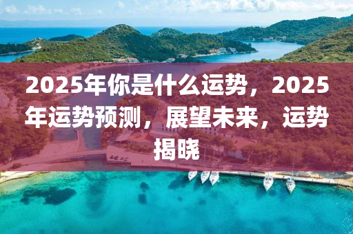 2025年你是什么運(yùn)勢，2025年運(yùn)勢預(yù)測，展望未來，運(yùn)勢揭曉