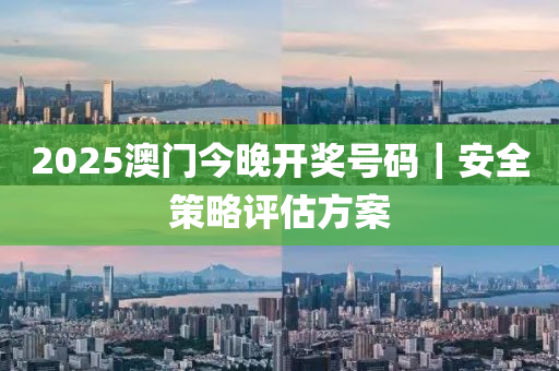 2025澳門今晚開獎號碼｜安全策略評估方案