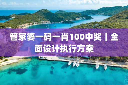 管家婆一碼一肖100中獎｜全面設(shè)計執(zhí)行方案