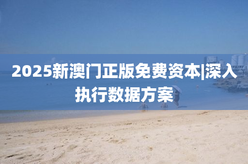 2025新澳門正版免費(fèi)資本|深入執(zhí)行數(shù)據(jù)方案