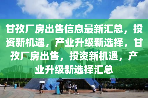 甘孜廠房出售信息最新匯總，投資新機遇，產(chǎn)業(yè)升級新選擇，甘孜廠房出售，投資新機遇，產(chǎn)業(yè)升級新選擇匯總