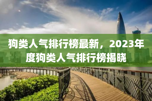 狗類人氣排行榜最新，2023年度狗類人氣排行榜揭曉