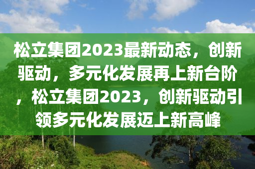 松立集團(tuán)2023最新動(dòng)態(tài)，創(chuàng)新驅(qū)動(dòng)，多元化發(fā)展再上新臺(tái)階，松立集團(tuán)2023，創(chuàng)新驅(qū)動(dòng)引領(lǐng)多元化發(fā)展邁上新高峰