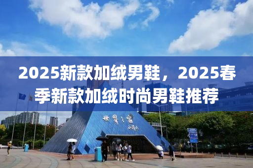 2025新款加絨男鞋，2025春季新款加絨時(shí)尚男鞋推薦