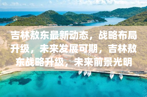 吉林敖東最新動(dòng)態(tài)，戰(zhàn)略布局升級(jí)，未來發(fā)展可期，吉林敖東戰(zhàn)略升級(jí)，未來前景光明