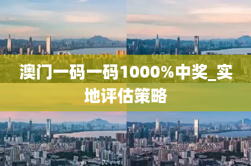 澳門一碼一碼1000%中獎_實地評估策略