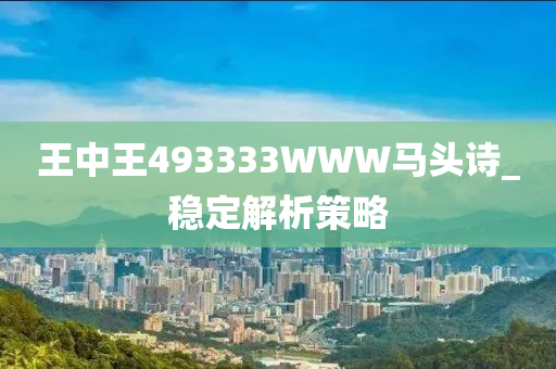 王中王493333WWW馬頭詩_穩(wěn)定解析策略