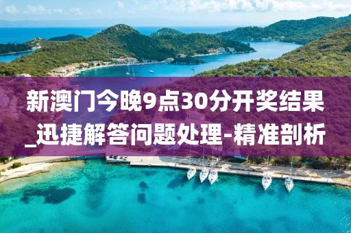 新澳門今晚9點30分開獎結果_迅捷解答問題處理-精準剖析